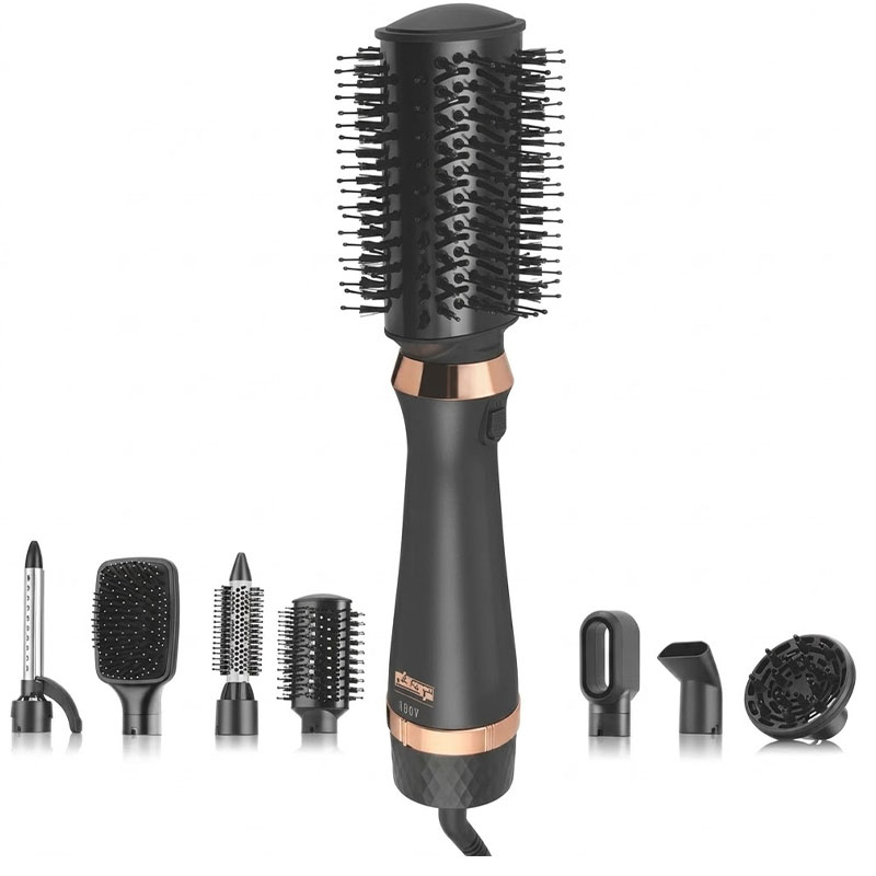 Brosse soufflante Multifonction 9en1 DSP 50084 1200W - Noir - DSP