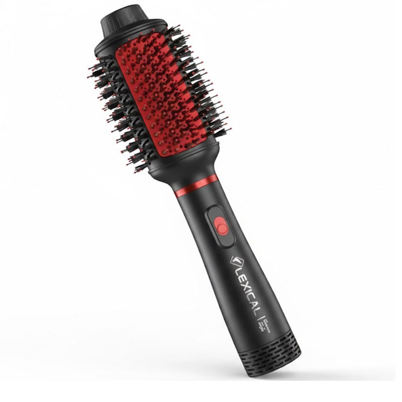 Brosse soufflante LEXICAL LSB-5115 1000 Watts - Noir&Rouge