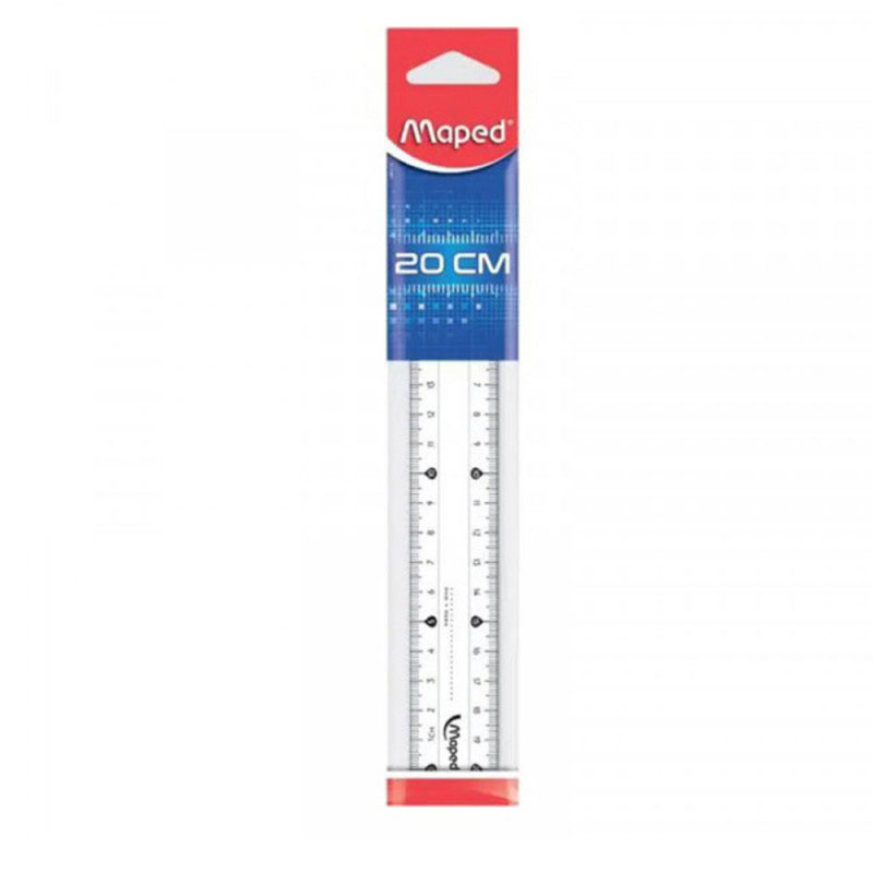 Règle MAPED Plate 20 cm - 146112 - MAPED
