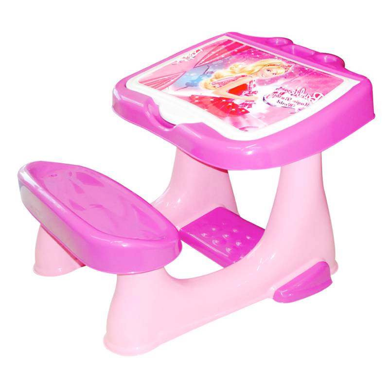 Bureau Le Petit Génie BARBIE En Plastique - Rose