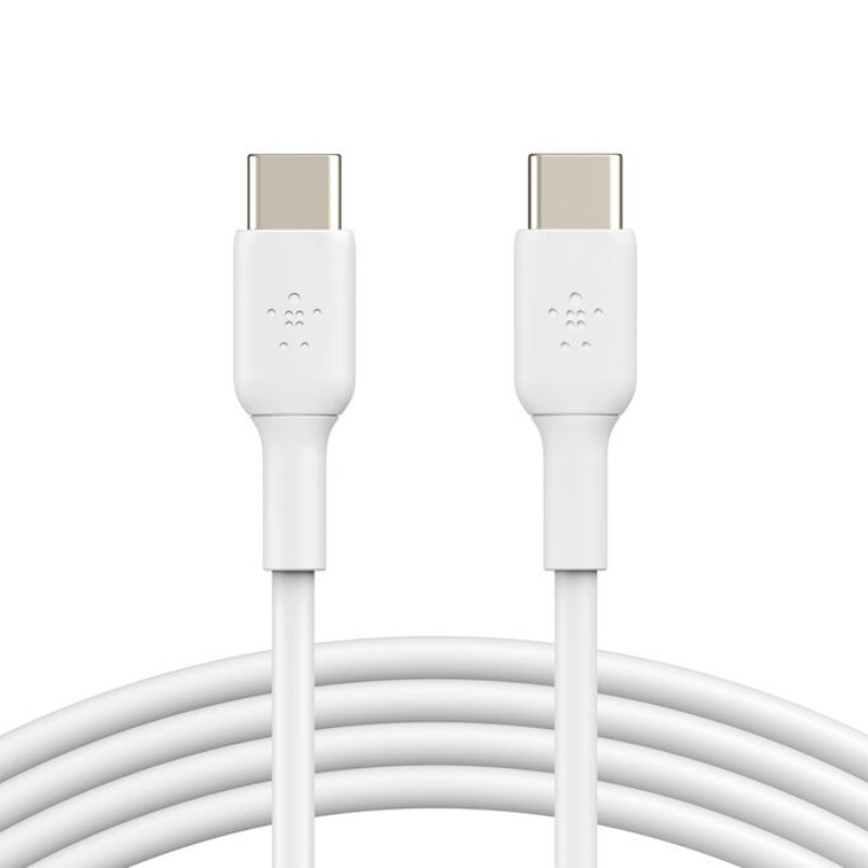 Câble Chargeur Belkin BOOST USB-C vers USB-C 2 m - Blanc