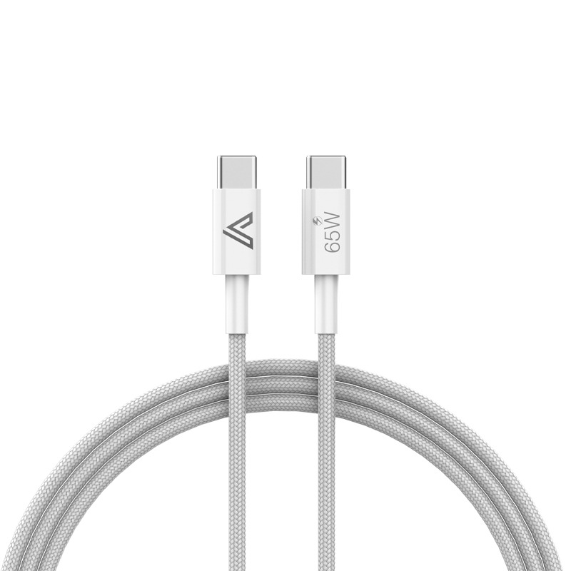 Câble De Charge Artek Type C vers Type C 65 W - Gris