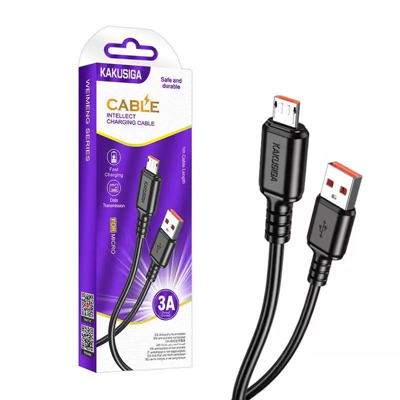 Câble De Charge KAKUSIGA USB-A VERS Micro USB 1M - Noir