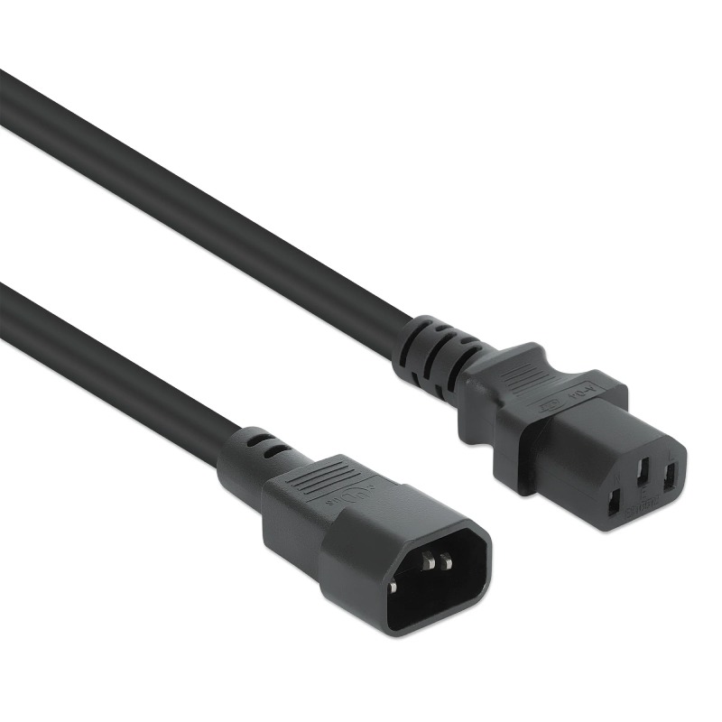Cable D'alimentation Pour Onduleur 1.8M 301152 - Noir - MANHATTAN