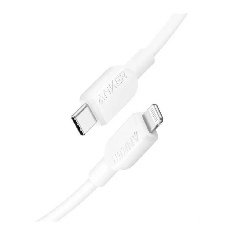 Câble de charge Anker 20W USB-C vers Lightning - Blanc - ANKER