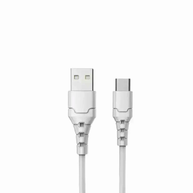 Câble de charge Aspor A102 USB vers Type-C 3A - Blanc