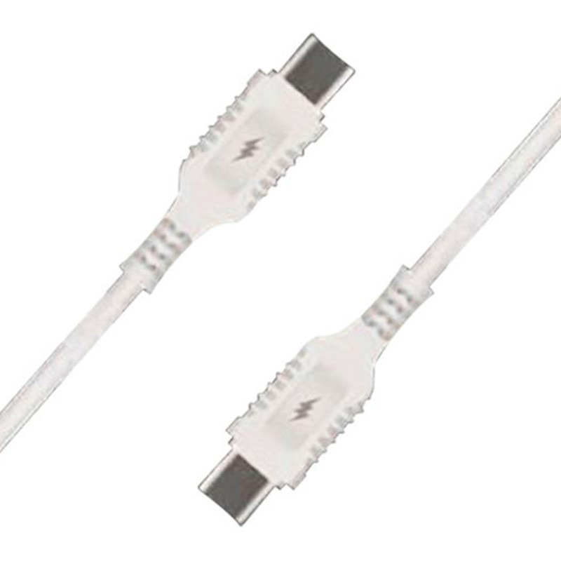 Câble De Charge C100 Type-C Vers Type-C - Blanc