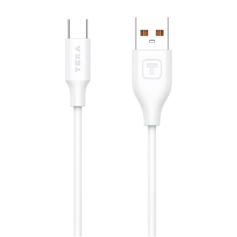 Câble De Charge TERA TUC10 type A vers type C - Blanc