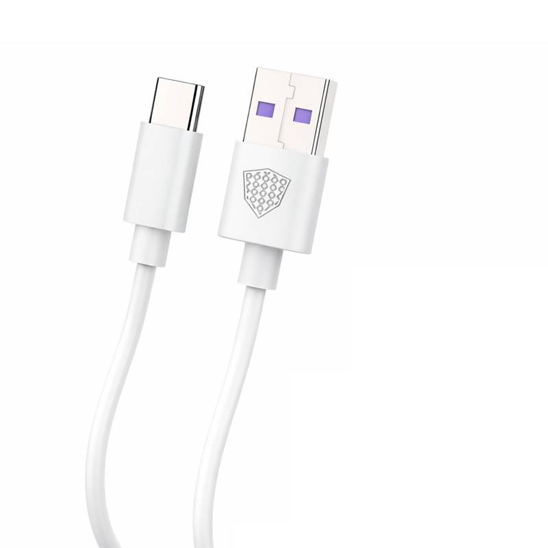 Câble de charge INKAX CB-36 USB vers Type-C 3.1A - Blanc