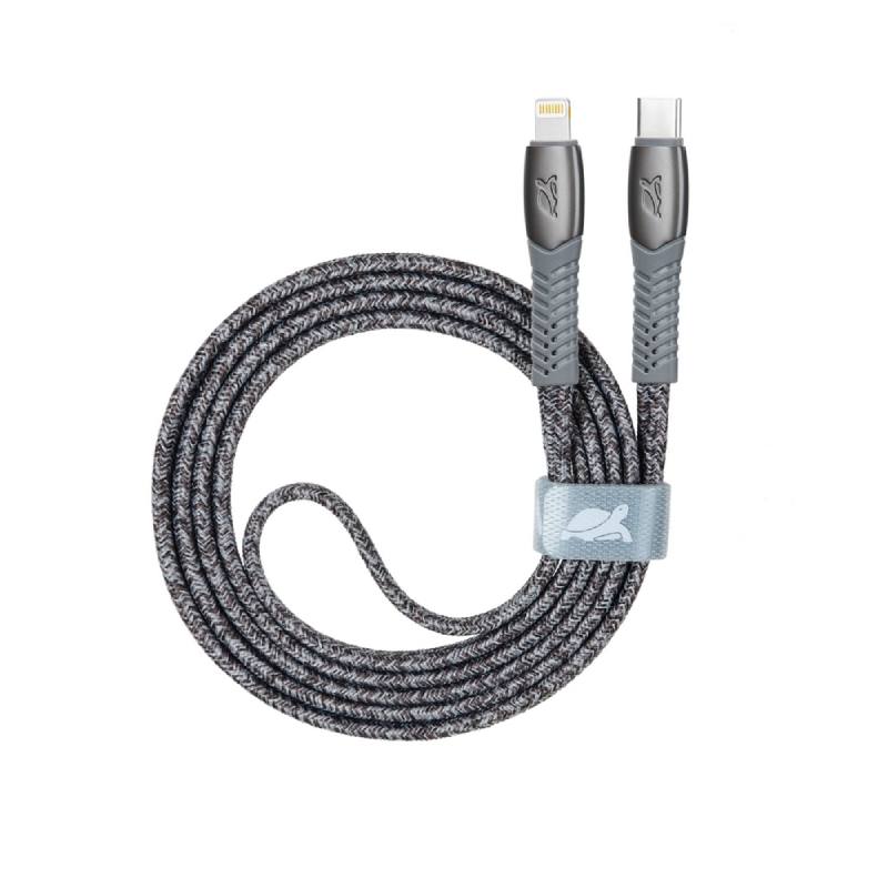Câble de Charge RIVACASE 1.2m Type-C Vers Lightning - Gris - RIVACASE
