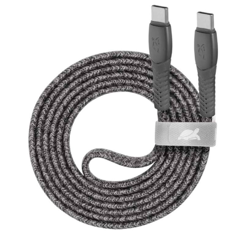 Câble de Charge RIVACASE 1.2m Type-C Vers Type-C - Gris - RIVACASE