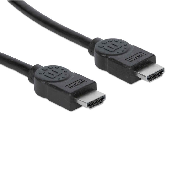 Câble HDMI Vers HDMI 1.4 M/M 19PIN 3 Mètres - Noir - MANHATTAN