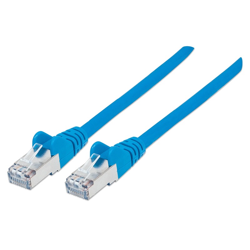 Câble Réseau INTELLINET LSOH Cat6 SFTP 1 Mètre -Bleu - INTELLINET