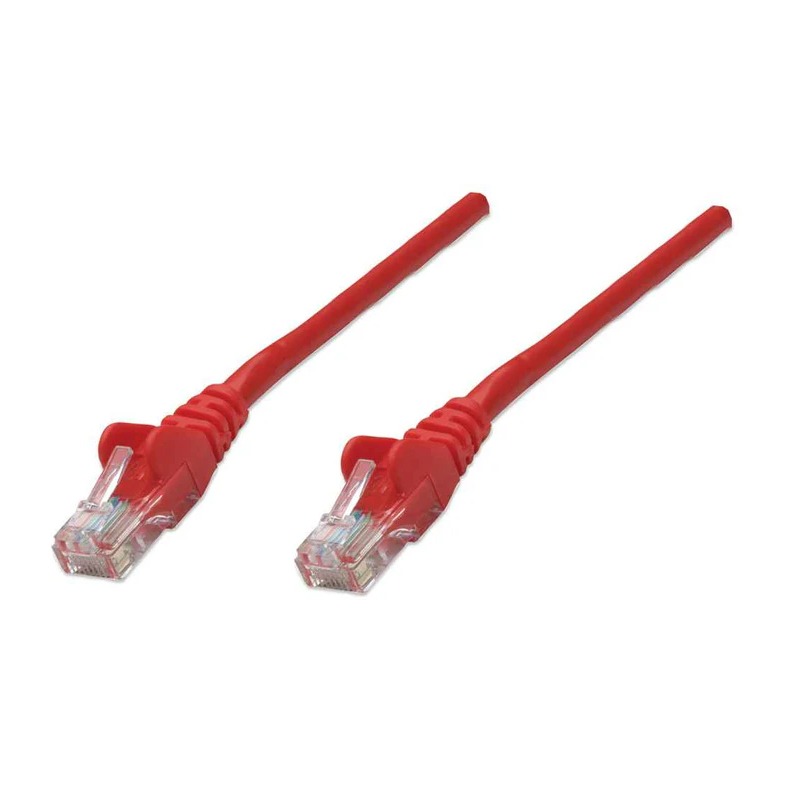 Câble Réseau INTELLINET UTP Cat 6 RJ45 3M - Rouge - INTELLINET