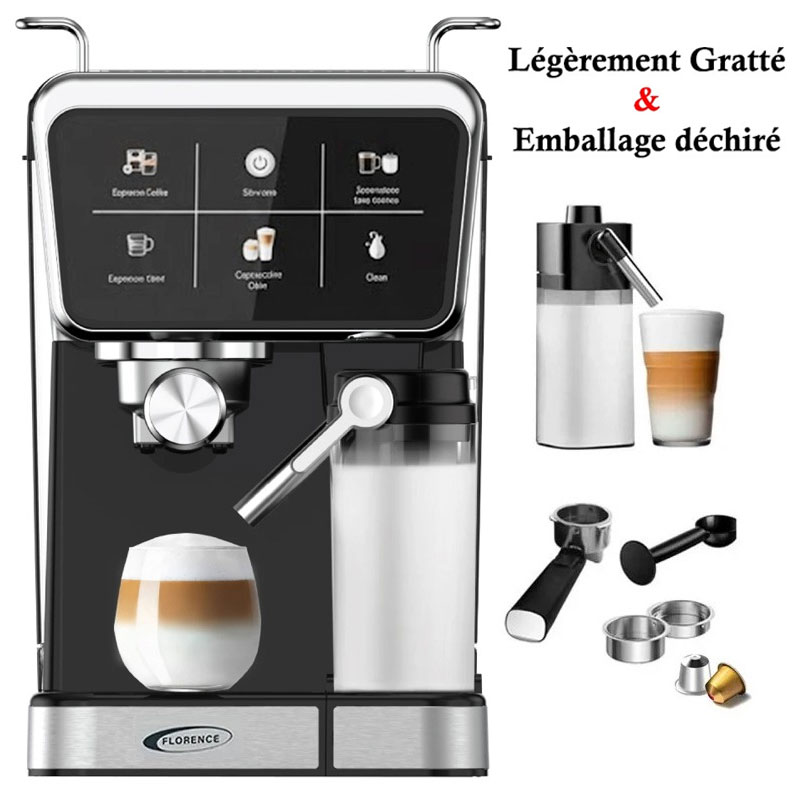 Machine à Café 5EN1 Expresso FLORENCE HK-456 1350W - Noir