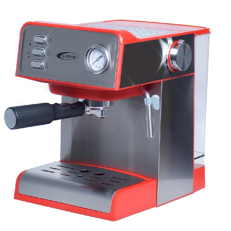 Machine à Café Expresso FLORENCE AG-806 1200W - Rouge