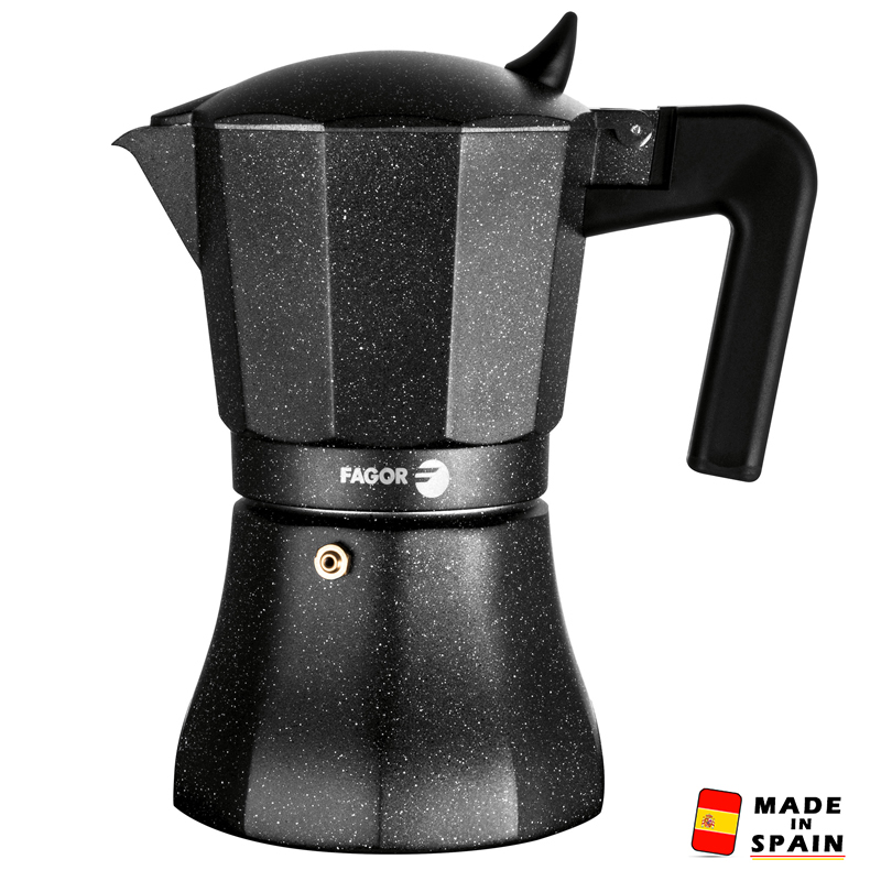 Cafetière FAGOR Tiramisu 81CFFGATI06 6 Tasses - Noir