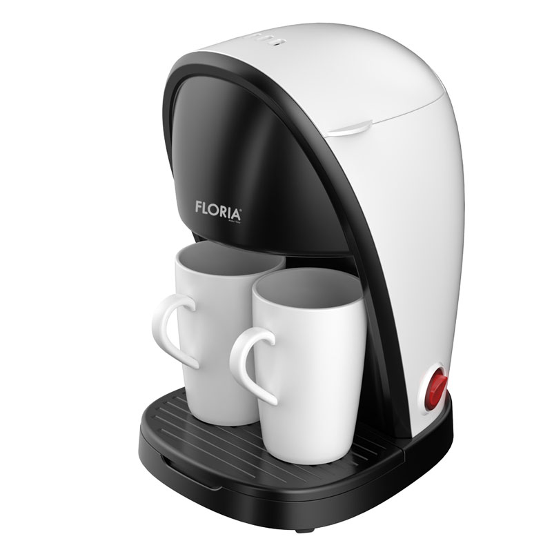 Cafetière Électrique FLORIA ZLN9298 250ml - Blanc