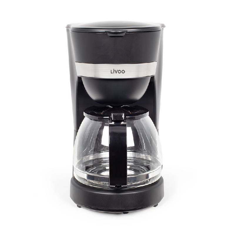 Cafetière Électrique LIVOO 12 Tasses 750W - Noir