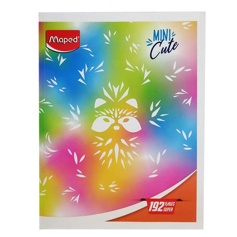 Cahier Piqure MAPED Super 192 Pages 17x22cm Avec couverture couché - MAPED
