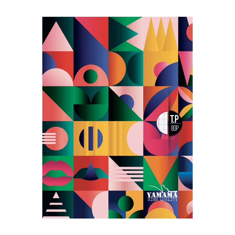 Cahier TP Piqué YAMAMA SYS 80 Pages PM 80Gr 17 x 22cm - YAMAMA