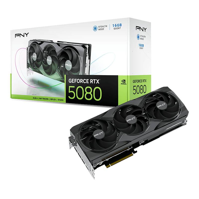 Carte Graphique PNY GeForce RTX 5080 16GB Triple Fan - PNY