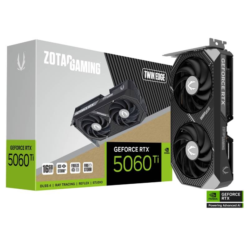 Carte Graphique ZOTAC GAMING GeForce RTX 5060 Ti 16GB Twin Edge