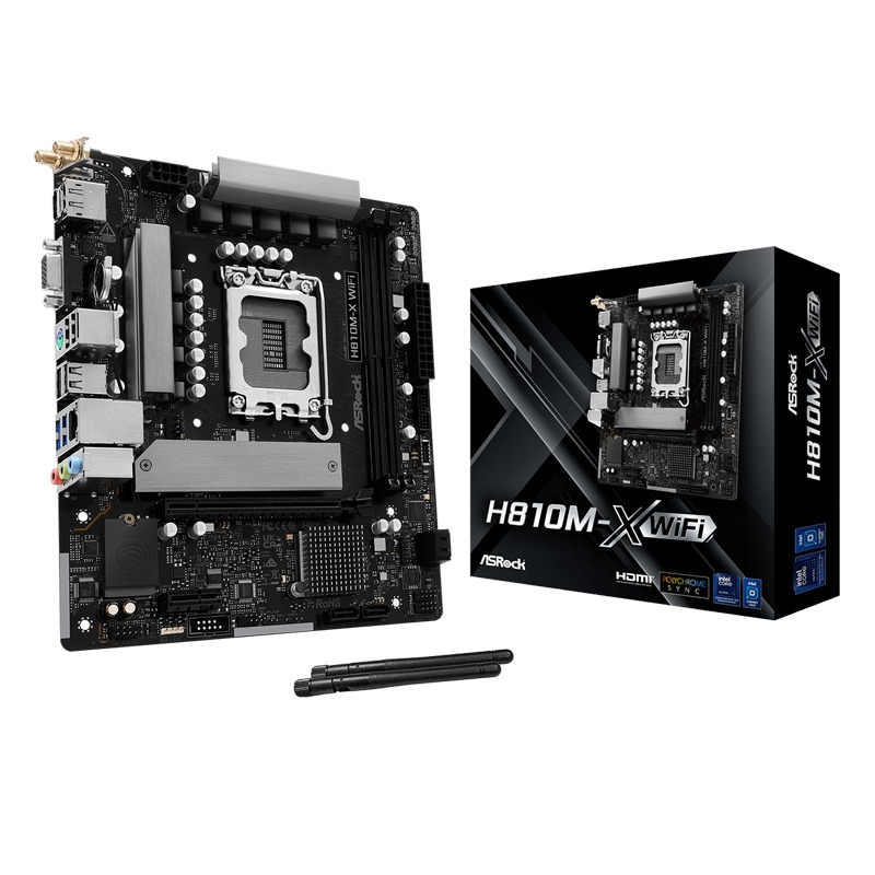 Carte Mère ASROCK H810M-X Wi-Fi - ASRock