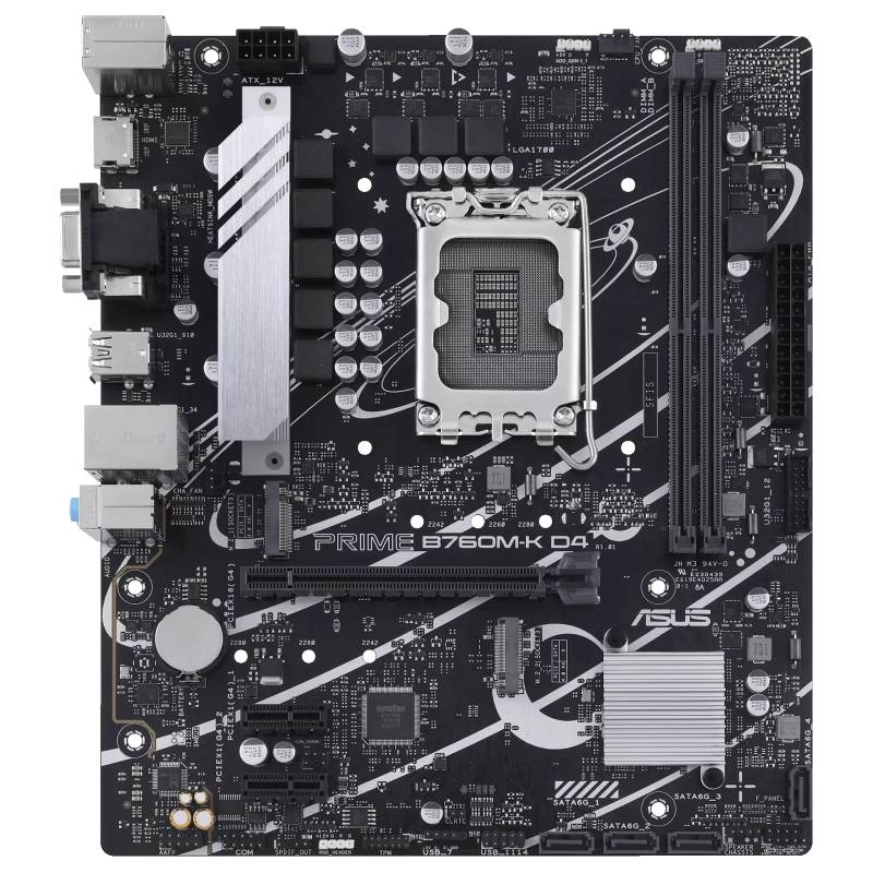 Carte Mère ASUS PRIME B760M-K D4 (90MB1DS0-M1EAY0) - ASUS