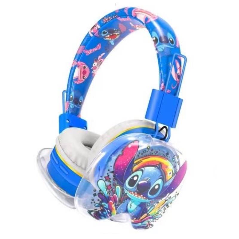 Casque Sans Fil AH-9062 Stitch - Bleu