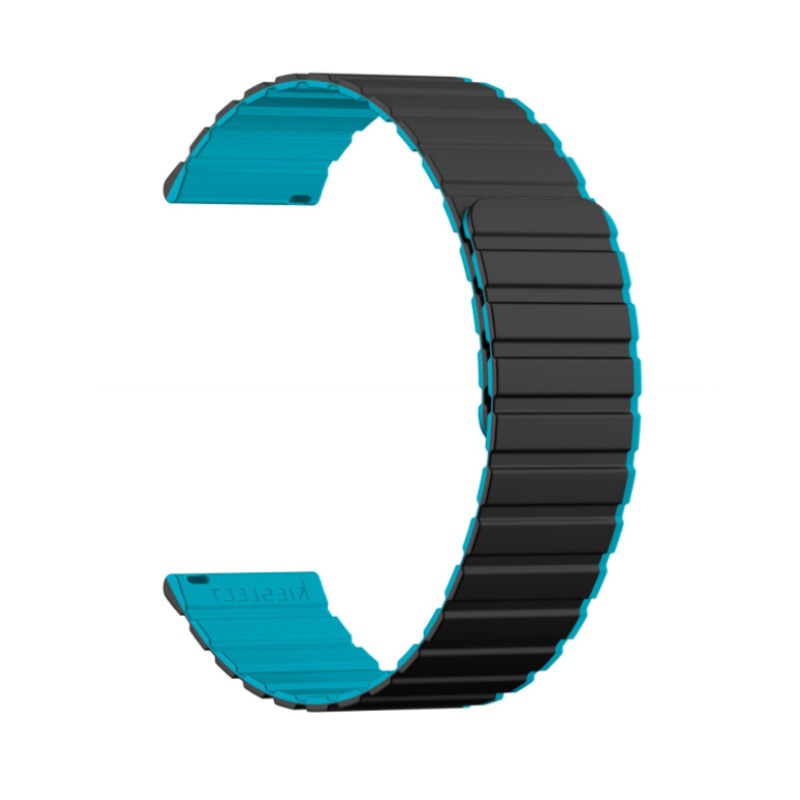 Ceinture Pour Montres KIESLECT 22MM - Bleu & Noir - KIESLECT