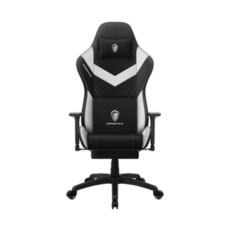 Chaise Gaming DOWINX LS-D1163N Tissu Cuir - Blanc - DOWINX