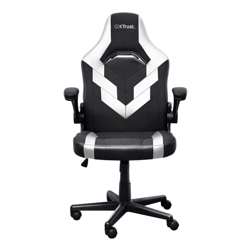 Chaise Gaming TRUST GXT703W RIYE Avec Accoudoirs - Noir et Blanc - TRUST