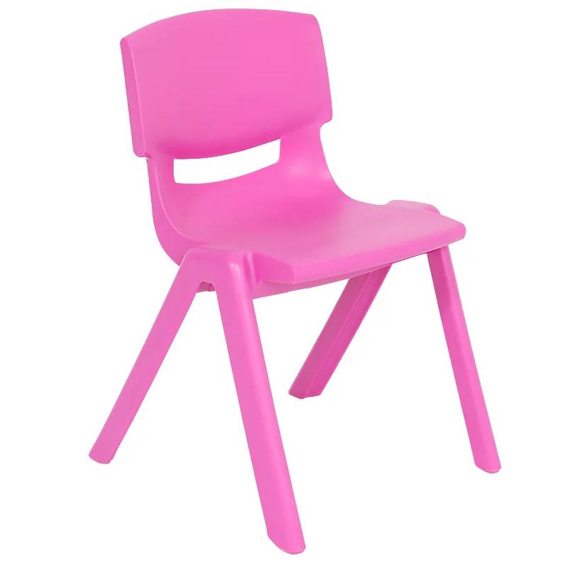 Chaise Pour Enfant Boby EC070 en Plastique - Rose Pastel