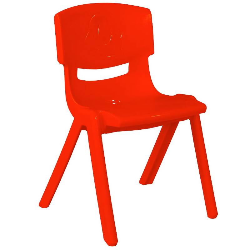 Chaise Pour Enfant Boby EC070 en Plastique - Rouge