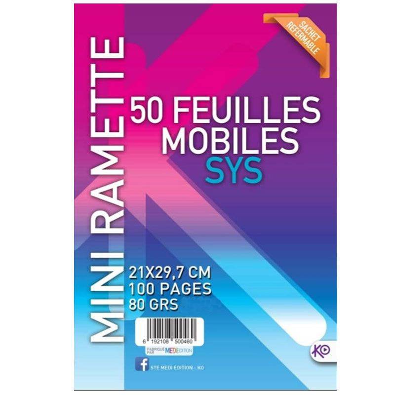 Charge Porte Document 50 feuilles 80 Gr - Blanc