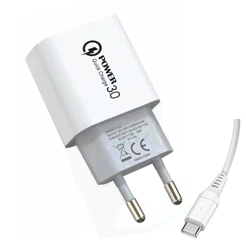 Chargeur CX140 Type-C 20W - Blanc