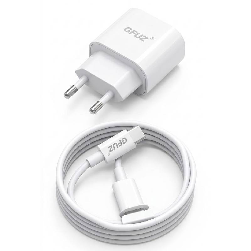 Chargeur GFUZ 20W avec Câble Type-C - Blanc - GFUZ