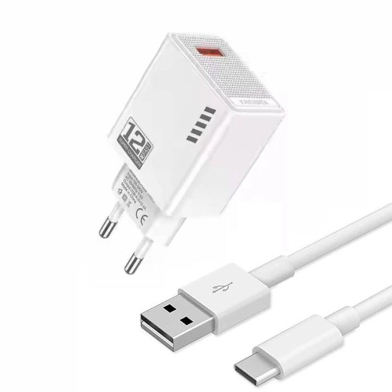 Chargeur WUW T66 3.5A Type C - Blanc