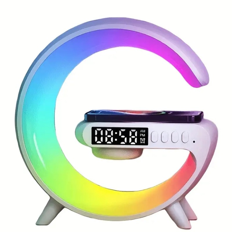 CHARGEUR SANS FIL LAMPE LED ET ENCEINTE INTELLIGENTE G63