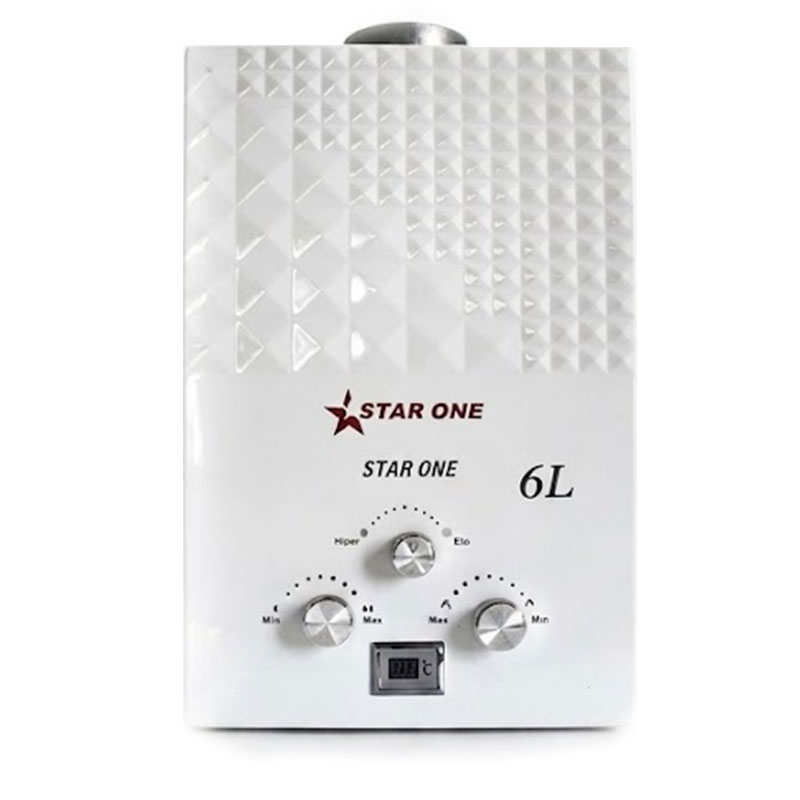 Chauffe Bain STARONE Gaz Bouteille 6 Litres - Blanc - STAR-ONE