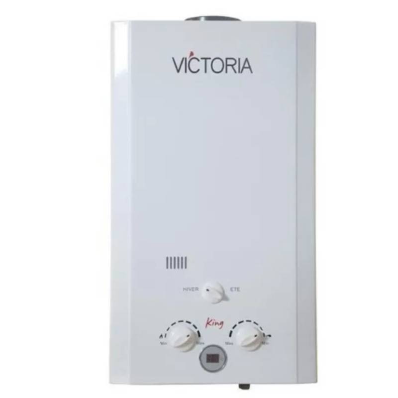 Chauffe Bain VICTORIA 18 Litres Gaz Naturel - Blanc
