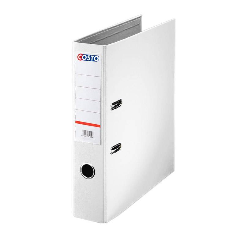 Classeur A Levier Costo PP/PP D75 Blanc