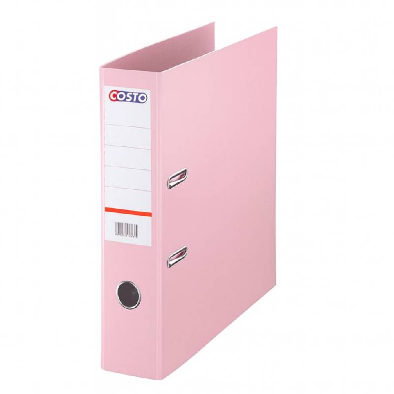 Classeur A Levier COSTO PP/PP D75 Rose Pastel