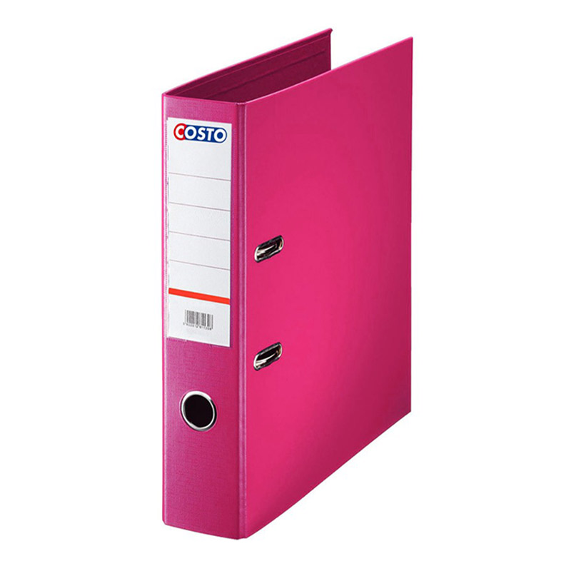 Classeur à Levier COSTO PRO Dos 75 - Rose (3007506) - COSTO