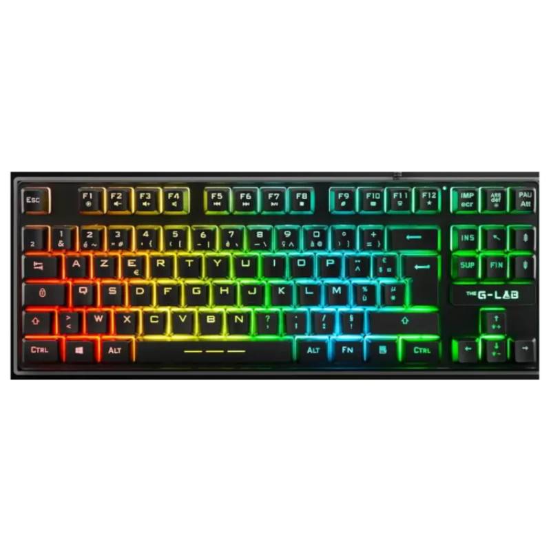 Clavier Filaire Gaming G-LAB KEYZ CAESIUM TKL - Noir - G-LAB