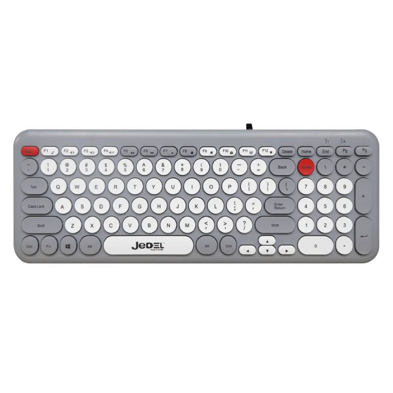Clavier Filaire JEDEL CHOCOLATE SLIM - Gris