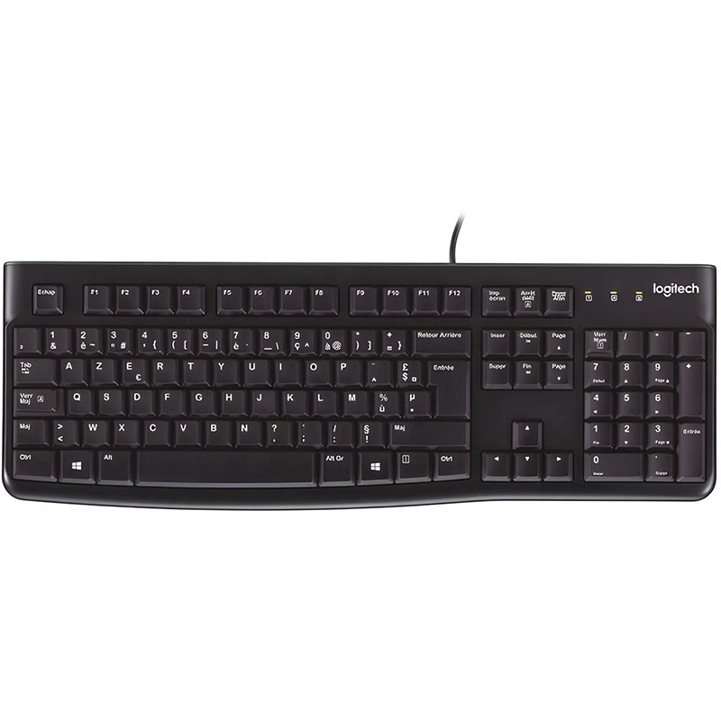 Clavier Filaire LOGITECH USB K120 - Noir (920-002488) - Logitech