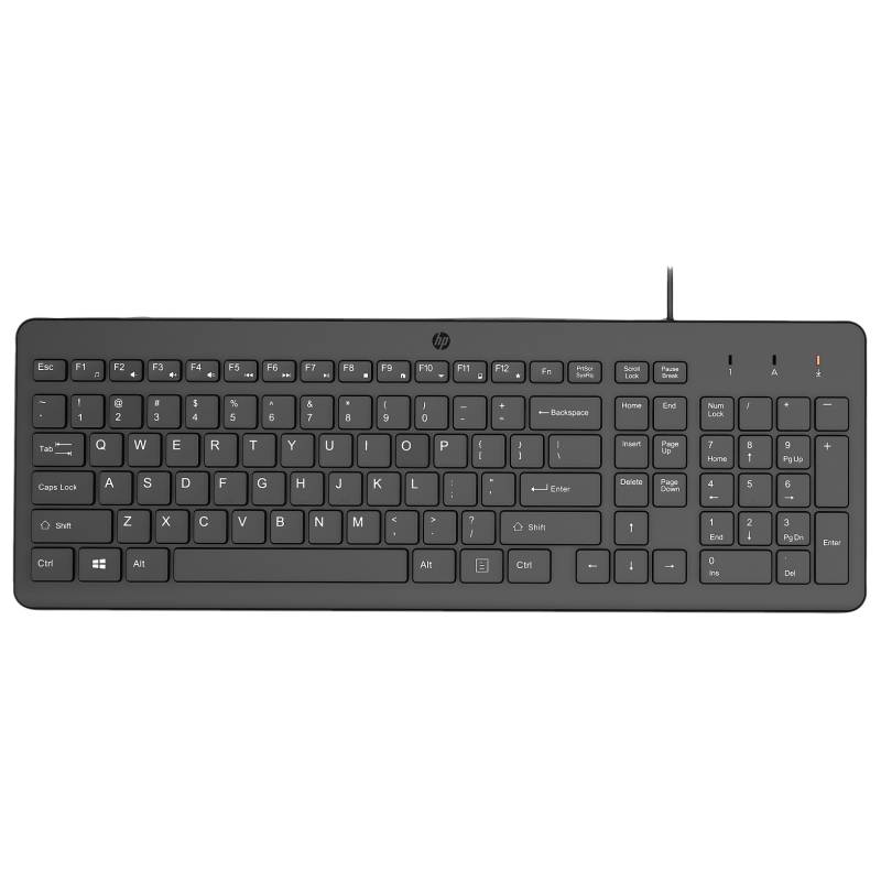 Clavier Filiaire HP 150 AZERTY Français - Noir - HP