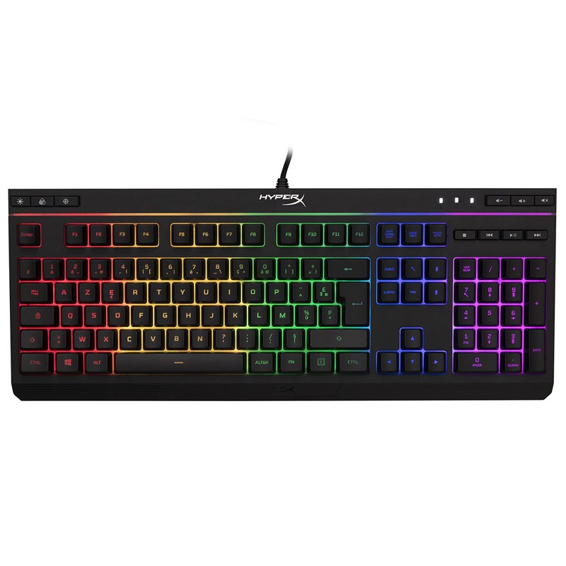 Clavier Gamer Filaire HYPERX Alloy Core RGB AZERTY - Noir - HyperX